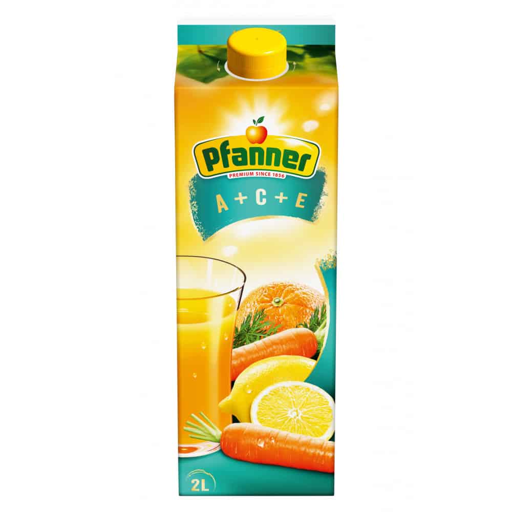 Плодова напитка мултивитамин А+С+Е Pfanner 2л.