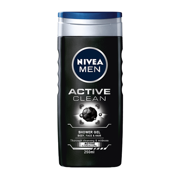 Душ гел Nivea Men Active Clean 250мл.