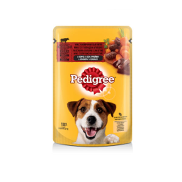 Pedigree пауч говеждо и агнешко 100гр.