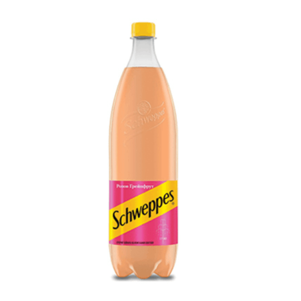 Газирана напитка Schweppes розов грейпфрут 1,25л.