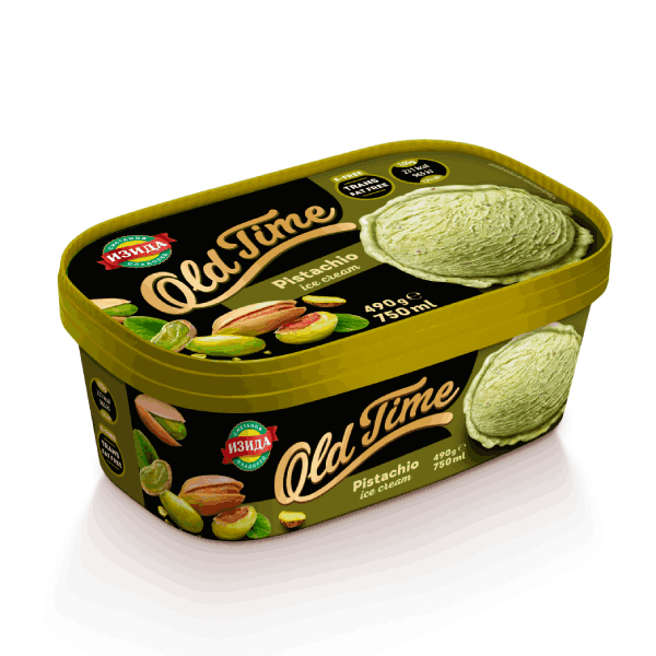Сладолед Изида Old Time Pistachio 750мл.
