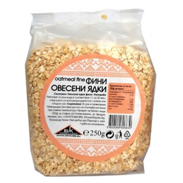 Овесени ядки - фини БК 250гр.