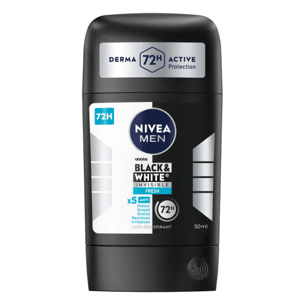Део стик Nivea Men Black&White invisible fresh 50мл.