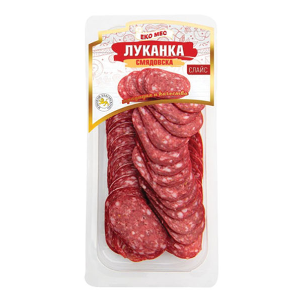 Смядовска луканка Еко Мес 160гр. слайс - Еко Мес