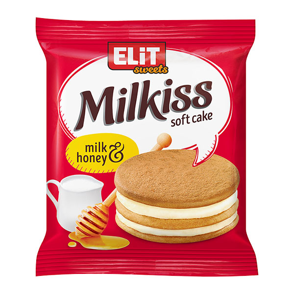 Кейк Milkiss мляко и мед 42гр.