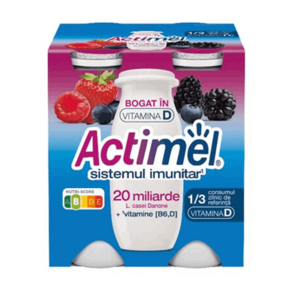 Продукт за пиене Actimel Горски плод 4*100 гр.