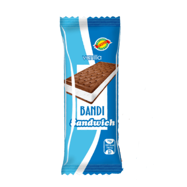 Сладолед Sandwich Bandi ванилия Изида 70гр.