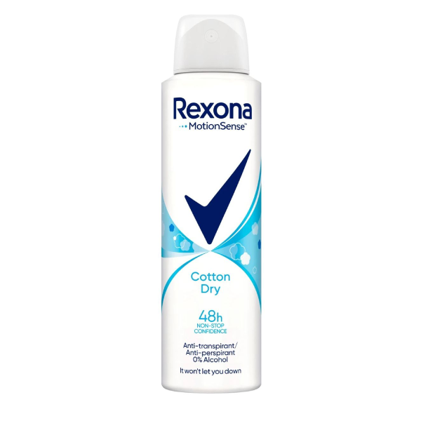Дезодорант Rexona cotton dry 150мл.