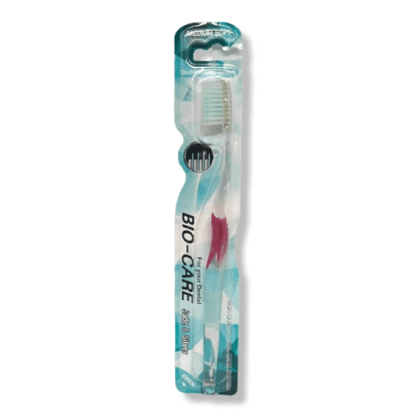 Четка за зъби Bio-Care Medium Soft Jade & Silver
