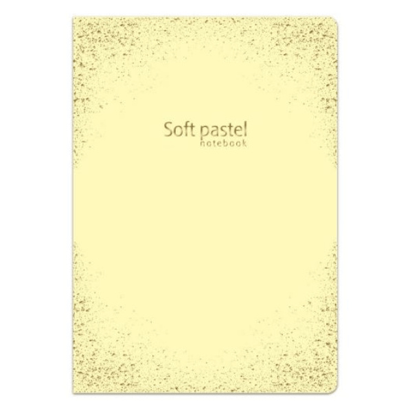 Тетрадка Lastva Soft pastel A4, 52 листа, Широки редове
