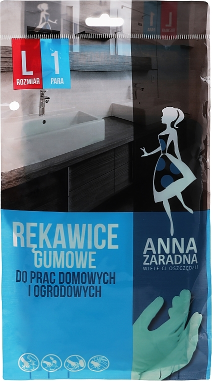 Домакински ръкавици Anna Zaradna размер L
