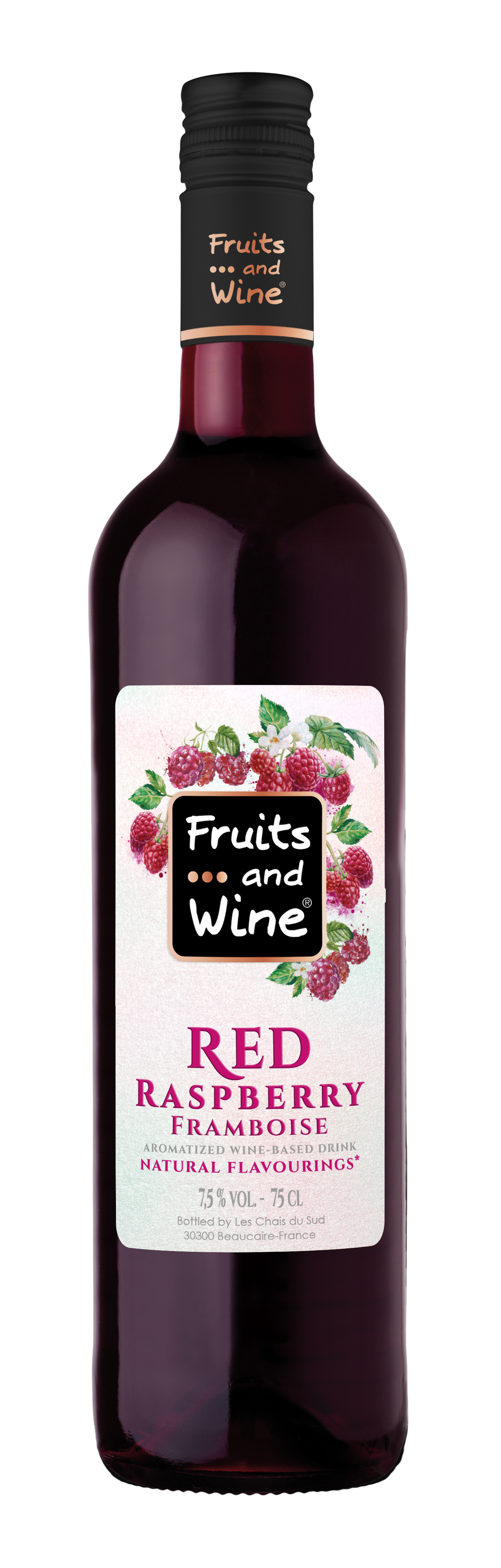Плодово вино Fruits and Wine малина 750мл.