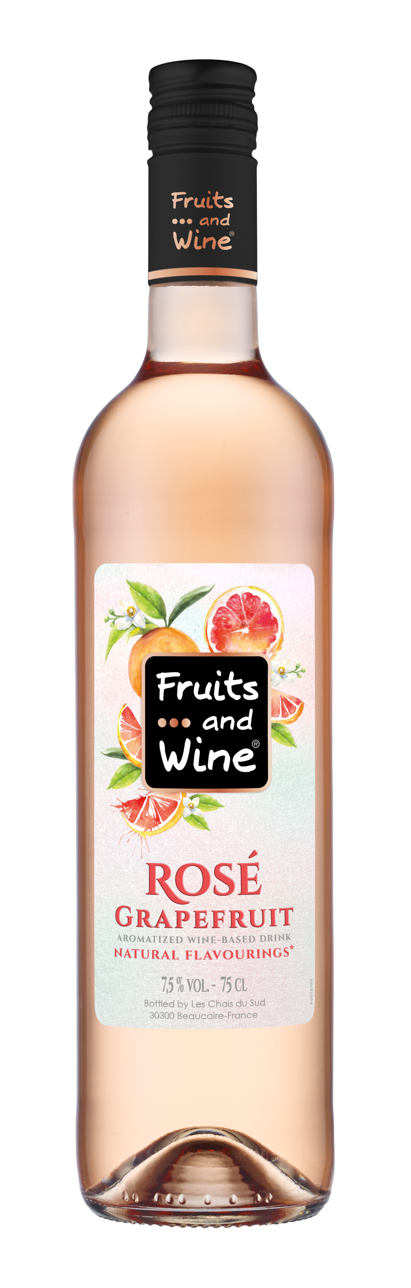 Плодово вино Fruits and Wine Rose грейпфрут 750мл.
