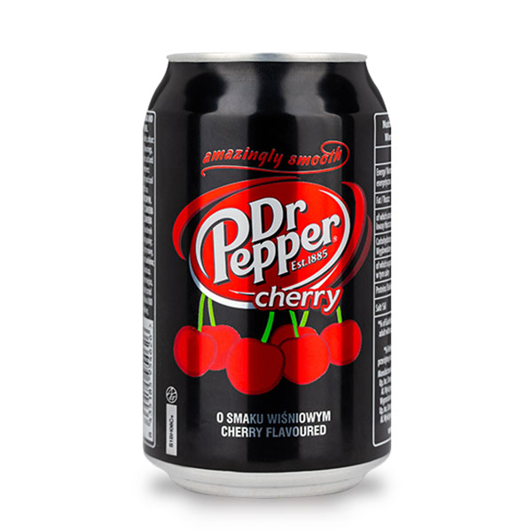 Газирана напитка Dr Pepper Чери 330мл. кен