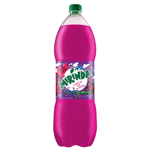 Газирана напитка Mirinda нар и грозде 2л.