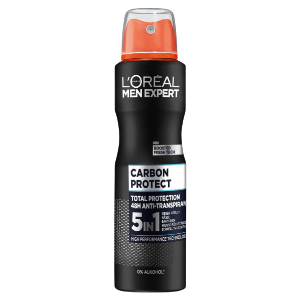 Дезодорант Men Expert L`Oreal Carbon Protect 150мл.