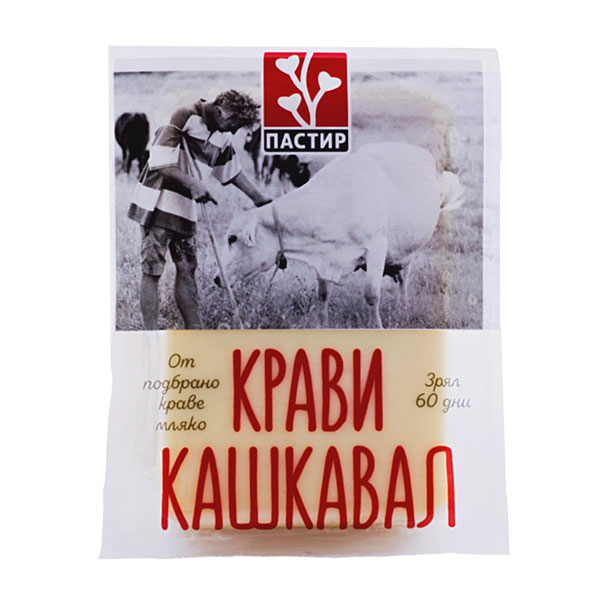 Кашкавал от краве мляко Пастир 400гр. - Пастир
