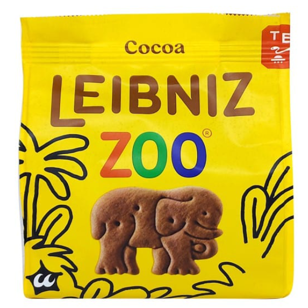 Бисквити Leibniz Zoo какао 100 гр.