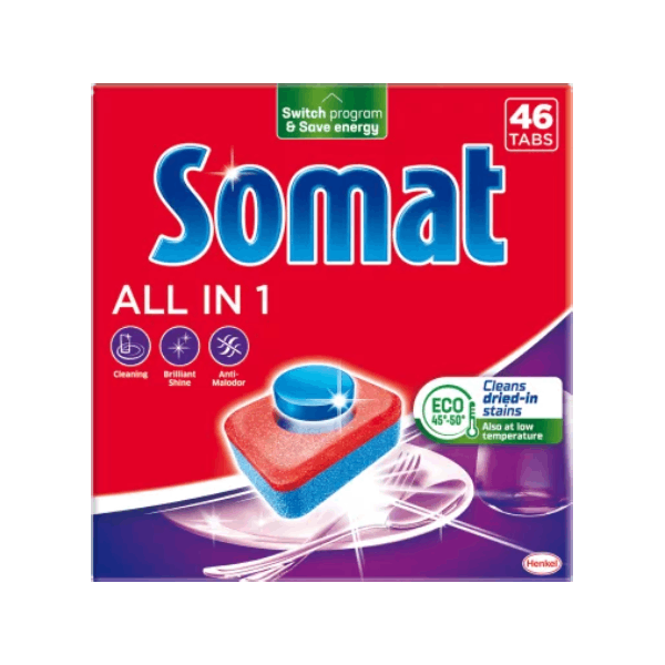 Таблетки за съдомиялна Somat All in 1 46бр.