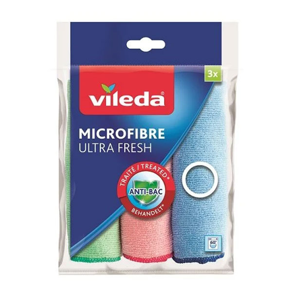 Микрофибърни кърпи Vileda ultra fresh 30*30см. 3бр.