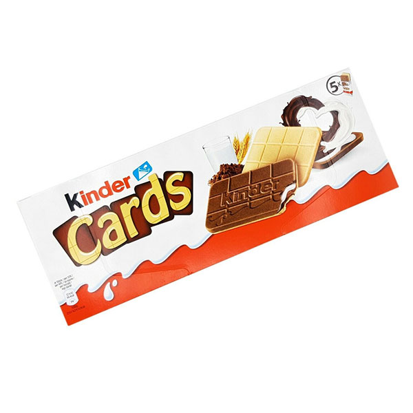 Вафли Kinder Cards 128гр. - Kinder