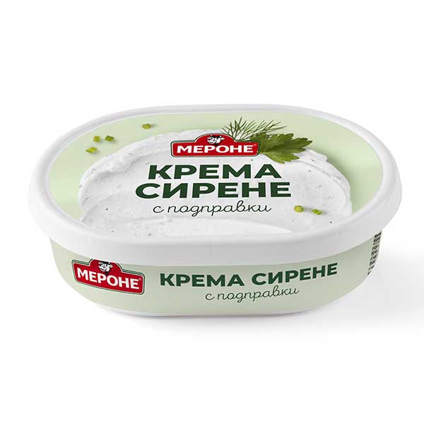 Крема сирене с подправки за мазане Мероне 200гр. - Мероне