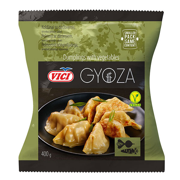 Дъмплинги Gyoza със зеленчуци замразени Vici 400гр. - Vici