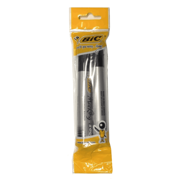 Комплект перманентни маркери BIC 2бр. черен - Bic