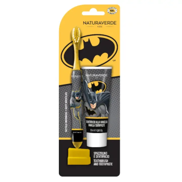 Комплект детска четка и паста за зъби 25мл. Batman