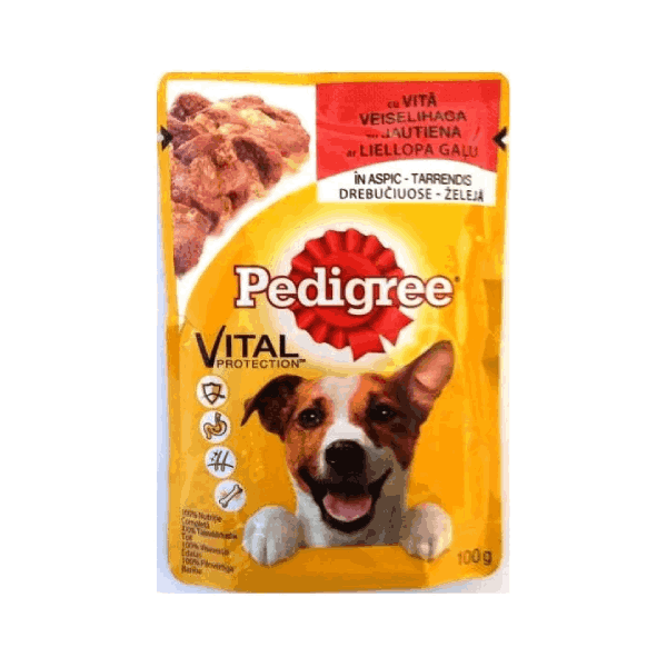 Pedigree пауч пилешко в сос грейви 100гр.