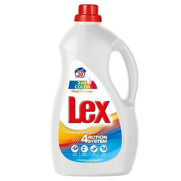 Течен перилен препарат Lex 2in1 Color 1,2л. - Lex
