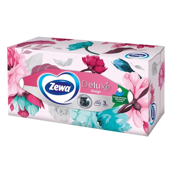 Кърпи за лице Delux Zewa 90бр. в кутия