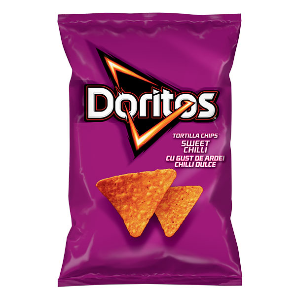 Чипс царевичен Doritos сладко чили 90гр.