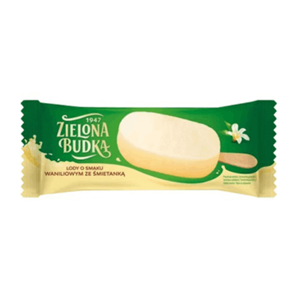Сладолед бял на клечка Zelona budka 90мл.