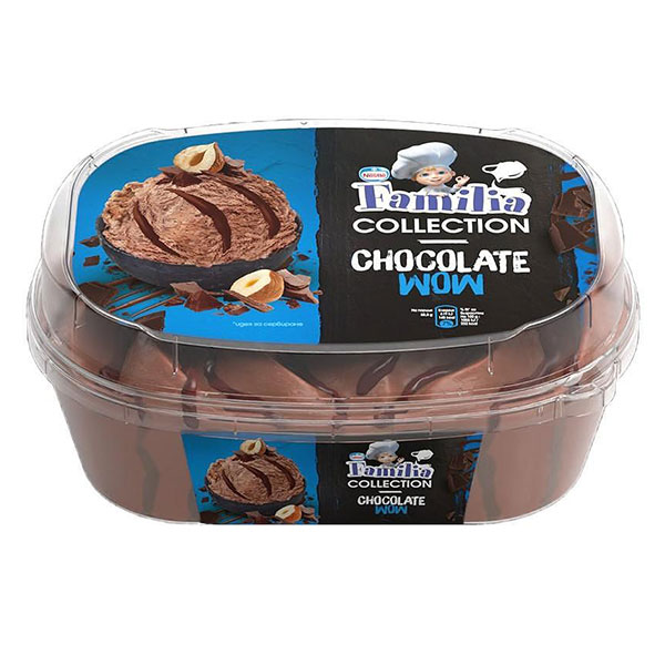 Сладолед Familia Collection течен шоколад Nestle 563гр.
