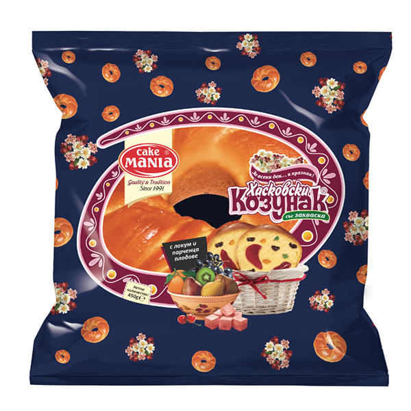 Козунак с локум Хасково 400гр.