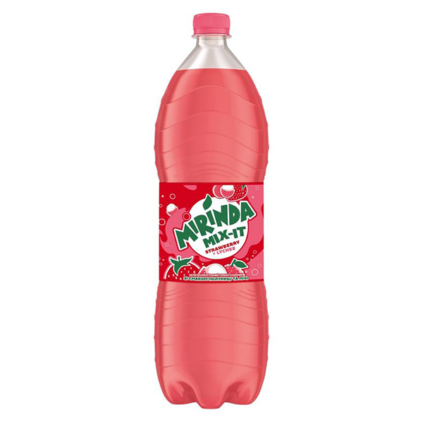 Газирана напитка Mirinda ягода и личи 2л.