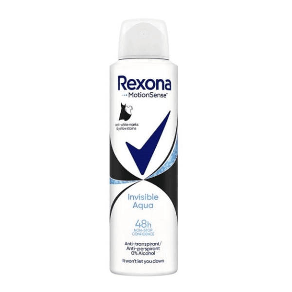Дезодорант Rexona invisible aqua 150мл.