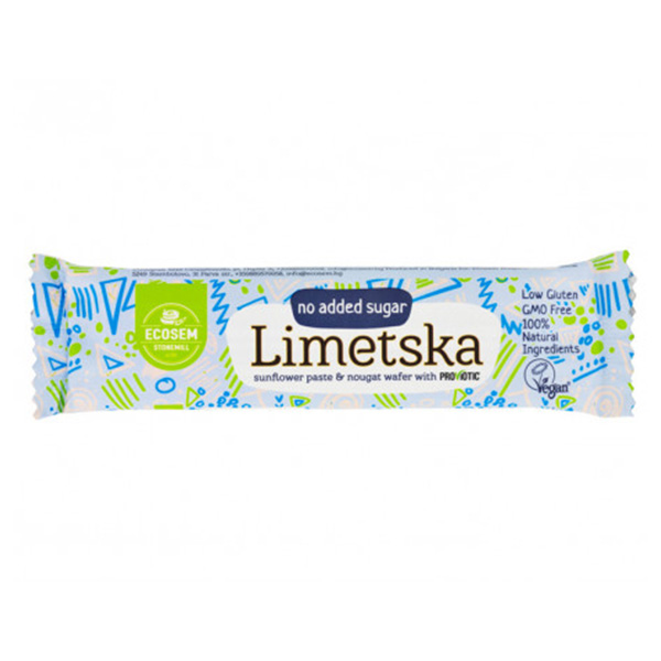 Вафла Limetska Ecosem с тахан и нуга без захар 30гр.