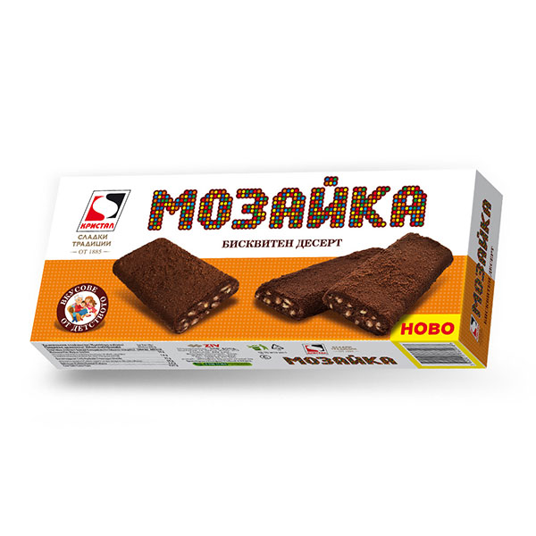 Бисквити Мозайка Кристал 180гр.