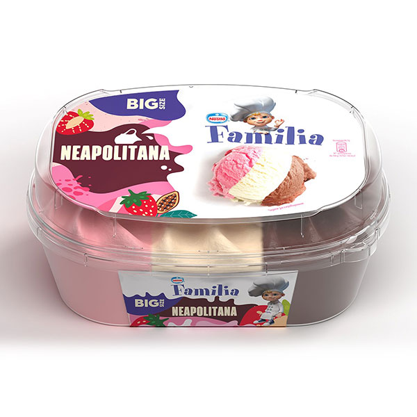 Сладолед Familia Neapolitana Nestle 433гр. - Familia (сладолед)