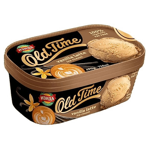 Сладолед Изида Old Vanilla latte 750мл.