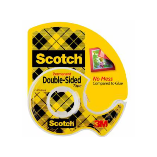 Двойно-лепяща лента с диспенсър Scotch 3M 12,7mm*6.3m. - Scotch