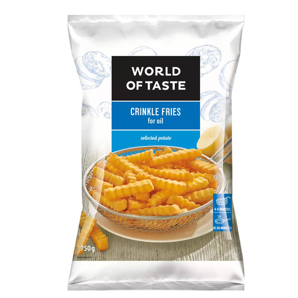 Кърдрави картофи World of Taste 750гр.