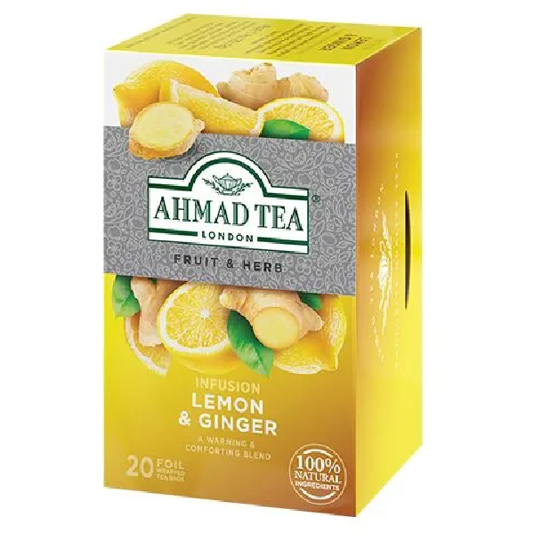 Чай Lime and Ginger Ahmad Tea 20бр. 40гр. - Ahmad Tea