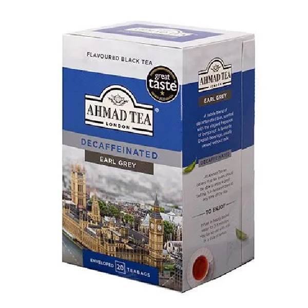 Чай Earl Grey безкофеин Ahmad Tea 20бр. 40гр. - Ahmad Tea