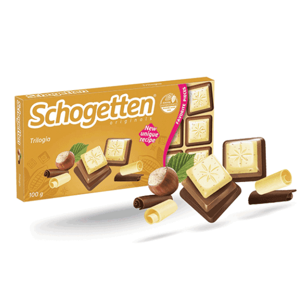 Шоколад Schogetten трилогия 100гр. - Schogetten