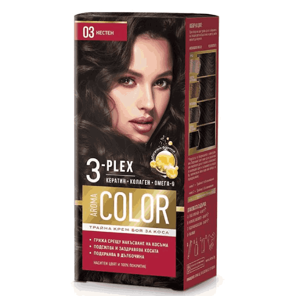 Боя за коса Aroma Color 03 Кестен