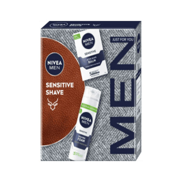 Комплект Nivea MEN Sensitive Shave - балсам и пяна за бръснене