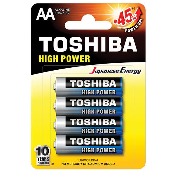 Алкални Батерии AA Toshiba LR06/1,5V 4+4 бр.